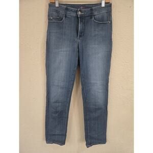 NYDJ Jeans Womens Skinny Slim Stretch Denim Slimming Lift Tuck Jeans, Size 6